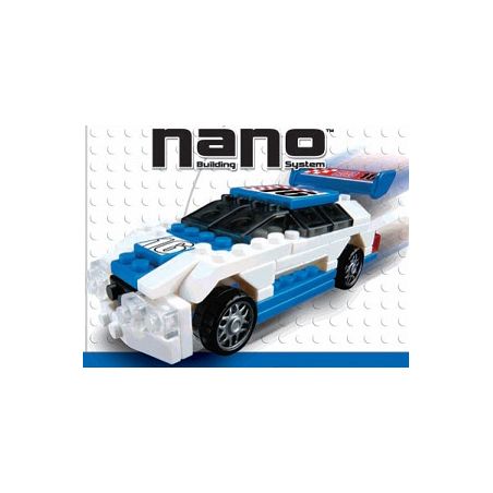 MEGA BLOKS 5902 non  TURBO RALLY RACER. bộ đồ chơi xếp lắp ráp ghép mô hình Mini Modular Đường Phố Thu Nhỏ 85 khối