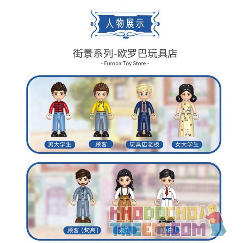 XINGBAO XB-01010 01010 XB01010 non  CỬA HÀNG ĐỒ CHƠI bộ đồ chơi xếp lắp ráp ghép mô hình Modular Buildings EUROPA TOY STORE Mô Hình Nhà Cửa 3610 khối XINGBAO XB-01010 01010 XB01010 non  CỬA HÀNG ĐỒ CHƠI bộ đồ chơi xếp lắp ráp ghép mô hình Modular Buildings EUROPA TOY STORE Mô Hình Nhà Cửa 3610 khối