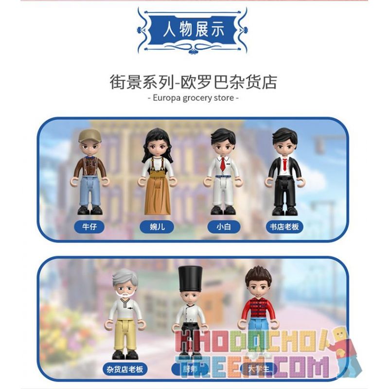 XINGBAO XB-01009 01009 XB01009 non  CỬA HÀNG TẠP HÓA bộ đồ chơi xếp lắp ráp ghép mô hình Modular Buildings EUROPA GROCERY STORE Mô Hình Nhà Cửa 4195 khối XINGBAO XB-01009 01009 XB01009 non  CỬA HÀNG TẠP HÓA bộ đồ chơi xếp lắp ráp ghép mô hình Modular Buildings EUROPA GROCERY STORE Mô Hình Nhà Cửa 4195 khối