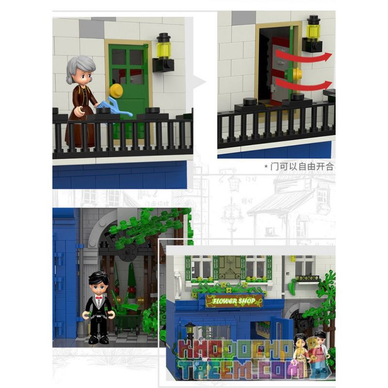 XINGBAO XB-01008 01008 XB01008 non  PHÒNG HOA bộ đồ chơi xếp lắp ráp ghép mô hình Modular Buildings EUROPA FLOWER ROOM Mô Hình Nhà Cửa 3310 khối XINGBAO XB-01008 01008 XB01008 non  PHÒNG HOA bộ đồ chơi xếp lắp ráp ghép mô hình Modular Buildings EUROPA FLOWER ROOM Mô Hình Nhà Cửa 3310 khối