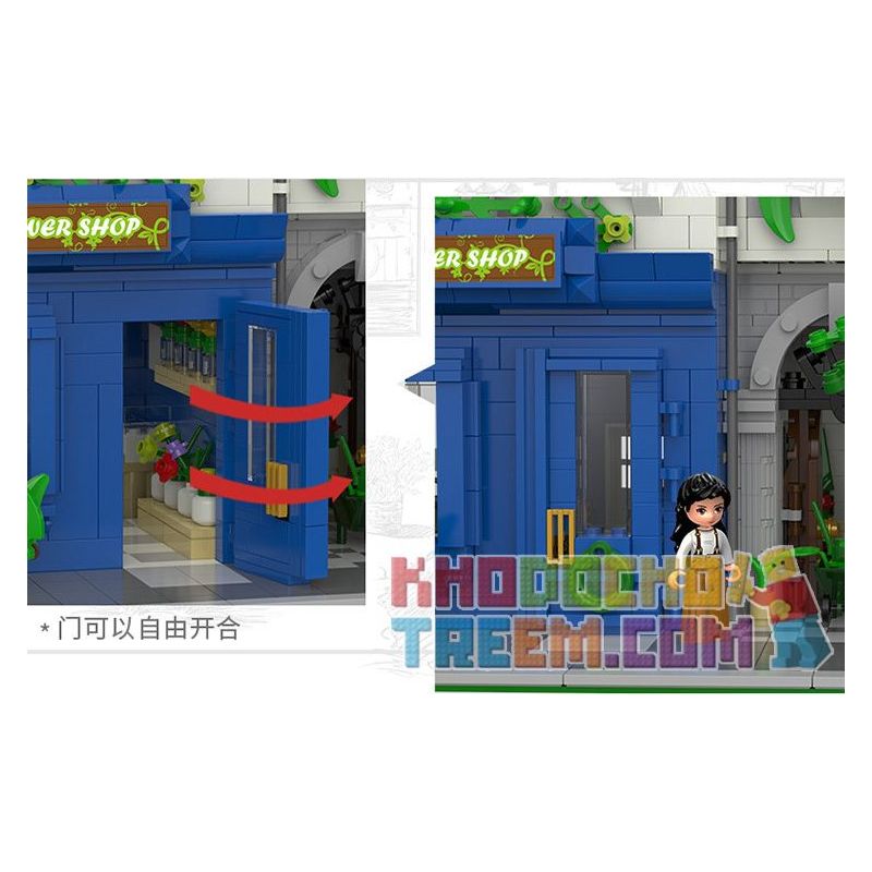 XINGBAO XB-01008 01008 XB01008 non  PHÒNG HOA bộ đồ chơi xếp lắp ráp ghép mô hình Modular Buildings EUROPA FLOWER ROOM Mô Hình Nhà Cửa 3310 khối XINGBAO XB-01008 01008 XB01008 non  PHÒNG HOA bộ đồ chơi xếp lắp ráp ghép mô hình Modular Buildings EUROPA FLOWER ROOM Mô Hình Nhà Cửa 3310 khối