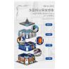 XINGBAO XB-01007 01007 XB01007 non  NHÀ HÀNG bộ đồ chơi xếp lắp ráp ghép mô hình Modular Buildings EUROPA DINING ROOM Mô Hình Nhà Cửa 3200 khối