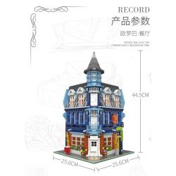 XINGBAO XB-01007 01007 XB01007 non  NHÀ HÀNG bộ đồ chơi xếp lắp ráp ghép mô hình Modular Buildings EUROPA DINING ROOM Mô Hình Nhà Cửa 3200 khối XINGBAO XB-01007 01007 XB01007 non  NHÀ HÀNG bộ đồ chơi xếp lắp ráp ghép mô hình Modular Buildings EUROPA DINING ROOM Mô Hình Nhà Cửa 3200 khối