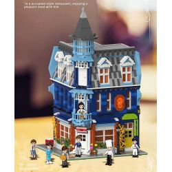 XINGBAO XB-01007 01007 XB01007 non  NHÀ HÀNG bộ đồ chơi xếp lắp ráp ghép mô hình Modular Buildings EUROPA DINING ROOM Mô Hình Nhà Cửa 3200 khối XINGBAO XB-01007 01007 XB01007 non  NHÀ HÀNG bộ đồ chơi xếp lắp ráp ghép mô hình Modular Buildings EUROPA DINING ROOM Mô Hình Nhà Cửa 3200 khối