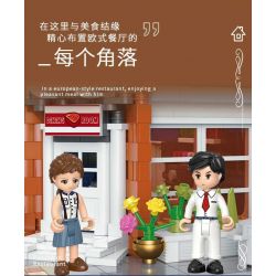 XINGBAO XB-01007 01007 XB01007 non  NHÀ HÀNG bộ đồ chơi xếp lắp ráp ghép mô hình Modular Buildings EUROPA DINING ROOM Mô Hình Nhà Cửa 3200 khối XINGBAO XB-01007 01007 XB01007 non  NHÀ HÀNG bộ đồ chơi xếp lắp ráp ghép mô hình Modular Buildings EUROPA DINING ROOM Mô Hình Nhà Cửa 3200 khối