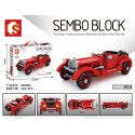 SEMBO 607404 non Lego ALFA ROMEO 6C 1750 bộ đồ chơi xếp lắp ráp ghép mô hình Racers FAMOUS CAR ALFA ROMEO 6C 1750 Đua Tốc Độ 324 khối
