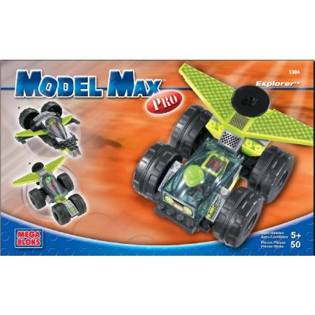 MEGA BLOKS 1304 non  NHÀ THÁM HIỂM bộ đồ chơi xếp lắp ráp ghép mô hình Explore EXPLORER Khám Phá 50 khối