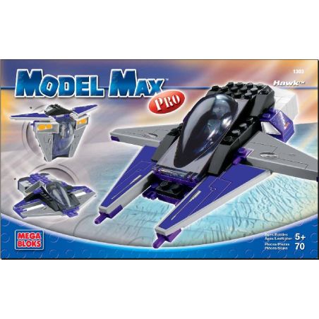 MEGA BLOKS 1303 non  CON ĐẠI BÀNG ĐANG BAY bộ đồ chơi xếp lắp ráp ghép mô hình HAWK 72 khối