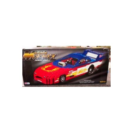 MEGA BLOKS 9752 non  XE VUI NHỘN bộ đồ chơi xếp lắp ráp ghép mô hình Speed Champions Racing Cars FUNNY CAR Đua Xe Công Thức 460 khối