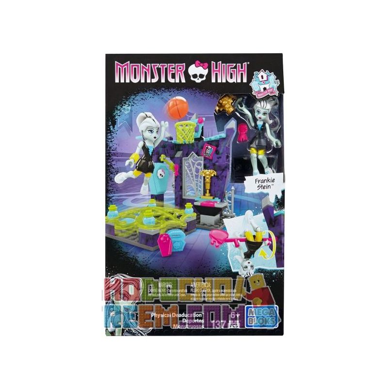MEGA BLOKS DPK31 non Lego DEADUCATION THỂ CHẤT bộ đồ chơi xếp lắp ráp ghép mô hình Monster High PHYSICAL DEADUCATION 137 khối