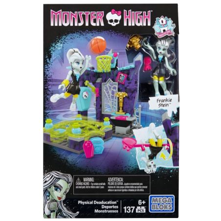 MEGA BLOKS DPK31 non  DEADUCATION THỂ CHẤT bộ đồ chơi xếp lắp ráp ghép mô hình Monster High PHYSICAL DEADUCATION 137 khối