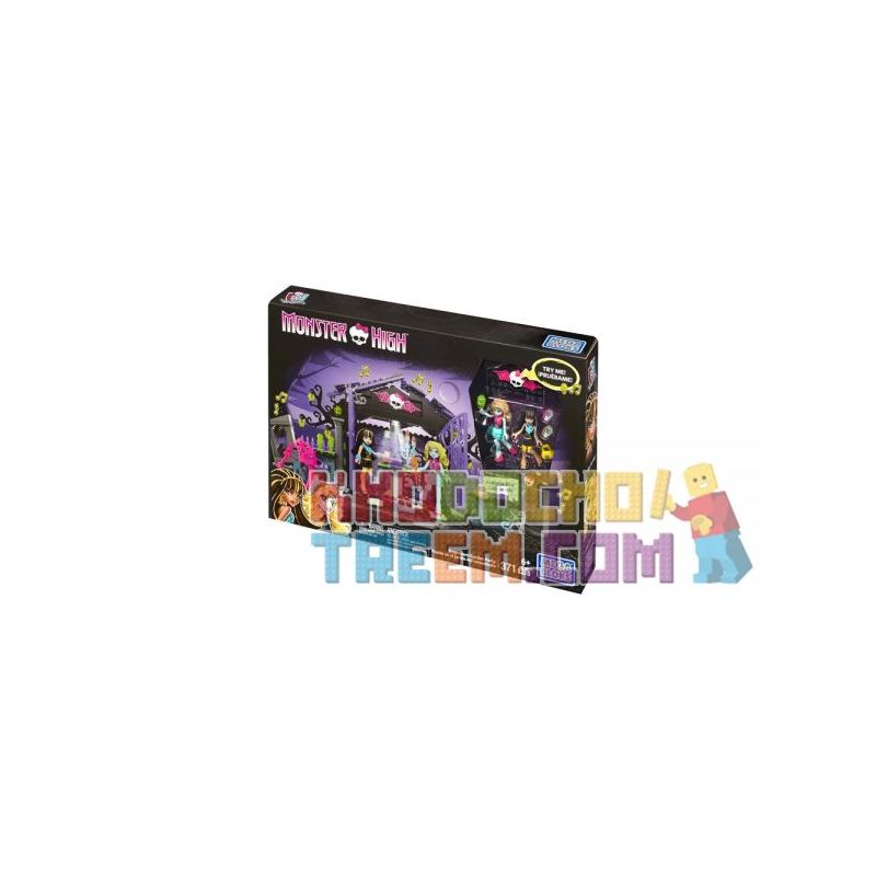 MEGA BLOKS CNF83 non Lego ĐẢNG GRAVEYARD GARDEN bộ đồ chơi xếp lắp ráp ghép mô hình Monster High GRAVEYARD GARDEN PARTY 371 khối