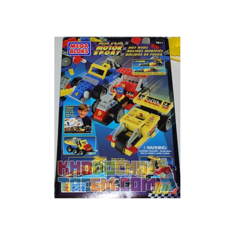 MEGA BLOKS 9811 non Lego Ô TÔ SỬA ĐỔI bộ đồ chơi xếp lắp ráp ghép mô hình Speed Champions Racing Cars HOT RODS Đua Xe Công Thức 180 khối