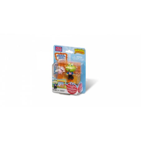 MEGA BLOKS 80647 non  VƯỜN THÚ MOSHLING GIUSEPPE GELATO bộ đồ chơi xếp lắp ráp ghép mô hình Moshi Monsters MOSHLING ZOO GIUSEPPE GELATO 13 khối