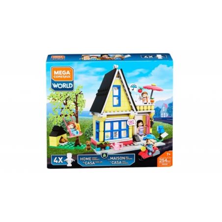 MEGA BLOKS FNV00 non  TRANG CHỦ HANGOUT NGỌT NGÀO bộ đồ chơi xếp lắp ráp ghép mô hình HOME SWEET HANGOUT 254 khối
