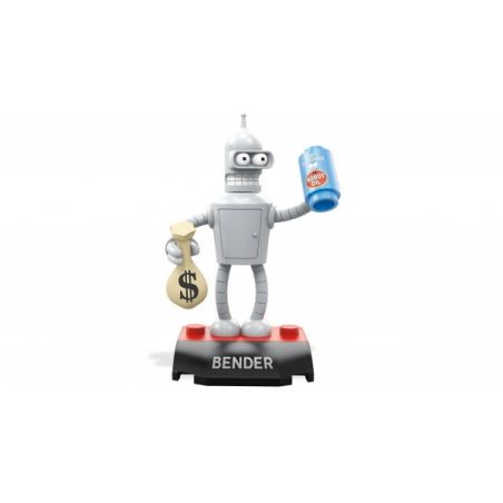MEGA BLOKS FND72 non  BAN NHẠC bộ đồ chơi xếp lắp ráp ghép mô hình Movie & Game BENDER Phim Và Trò Chơi 11 khối