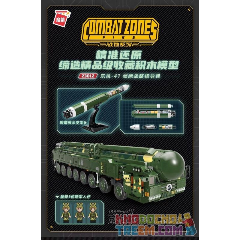 Enlighten 23012 Qman 23012 non  TÊN LỬA HẠT NHÂN CHIẾN LƯỢC LIÊN LỤC ĐỊA DONGFENG-41 bộ đồ chơi xếp lắp ráp ghép mô hình Tactical Espionage Action COMBAT ZONES DF-41 BALLISTIC MISSILE Chiến Thuật Quân Sự 1868 khối Enlighten 23012 Qman 23012 non  TÊN LỬA HẠT NHÂN CHIẾN LƯỢC LIÊN LỤC ĐỊA DONGFENG-41 bộ đồ chơi xếp lắp ráp ghép mô hình Tactical Espionage Action COMBAT ZONES DF-41 BALLISTIC MISSILE Chiến Thuật Quân Sự 1868 khối