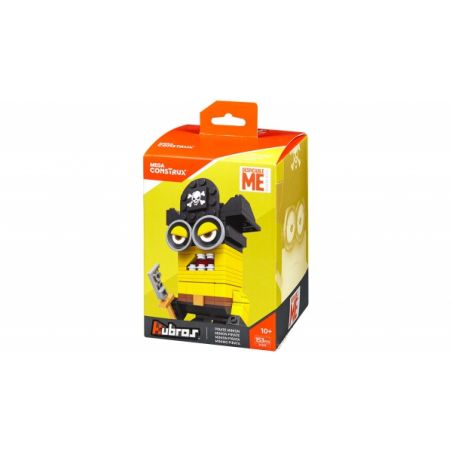 MEGA BLOKS DXB93 non  PIRATE NHỎ NGƯỜI VÀNG bộ đồ chơi xếp lắp ráp ghép mô hình Brickheadz PIRATE MINION Nhân Vật Đầu To 153 khối