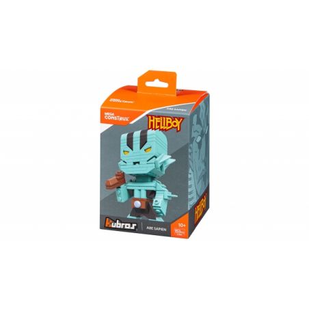 MEGA BLOKS DXB88 non  FISHMAN YABO. bộ đồ chơi xếp lắp ráp ghép mô hình Brickheadz HELL BOY ABE SAPIEN Nhân Vật Đầu To 153 khối