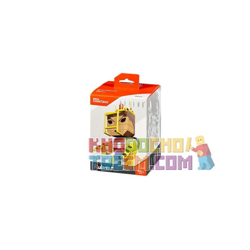 MEGA BLOKS DXB85 non Lego LEPLEY. bộ đồ chơi xếp lắp ráp ghép mô hình Brickheadz RIPLEY Nhân Vật Đầu To 168 khối