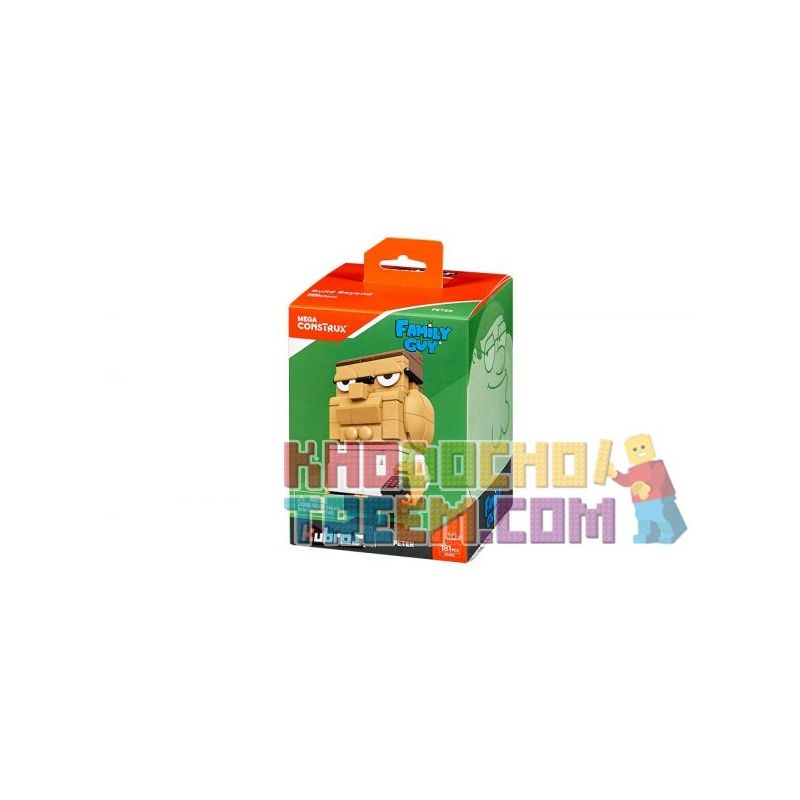 MEGA BLOKS DXB83 non Lego PETER. bộ đồ chơi xếp lắp ráp ghép mô hình Brickheadz Nhân Vật Đầu To 181 khối