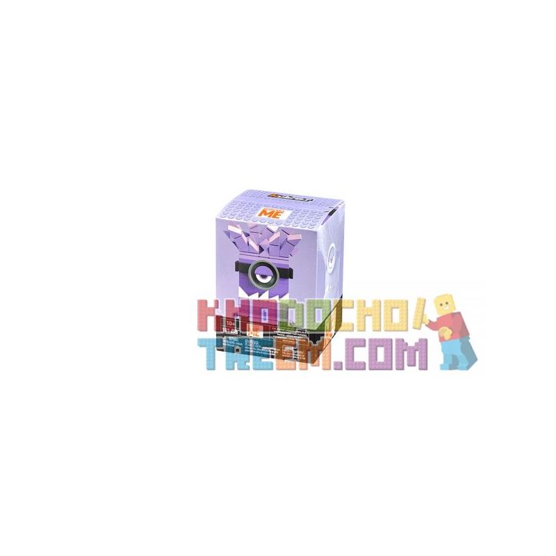 MEGA BLOKS DTW65 non Lego TAY SAI ÁC bộ đồ chơi xếp lắp ráp ghép mô hình Brickheadz EVIL MINION Nhân Vật Đầu To 181 khối