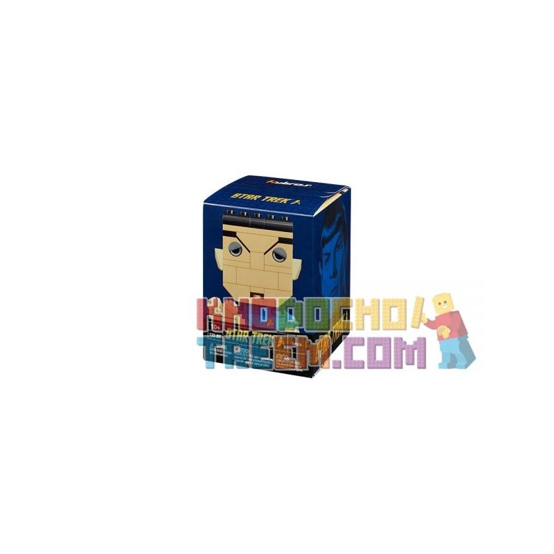 MEGA BLOKS DTF91 non Lego SHOPKER. bộ đồ chơi xếp lắp ráp ghép mô hình Brickheadz SPOCK Nhân Vật Đầu To 133 khối