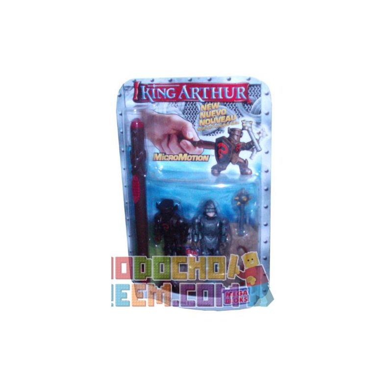 MEGA BLOKS 96102 non Lego MELOK VÀ LANCELOT bộ đồ chơi xếp lắp ráp ghép mô hình Movie & Game MELOK & LANCEPESADE Phim Và Trò Chơi 9 khối