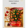 SEMBO 601145 non  CÂY QUẤT NHẠC NHẸ bộ đồ chơi xếp lắp ráp ghép mô hình Seasonal Mùa Lễ Hội 666 khối