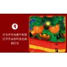 SEMBO 601145 non  CÂY QUẤT NHẠC NHẸ bộ đồ chơi xếp lắp ráp ghép mô hình Seasonal Mùa Lễ Hội 666 khối