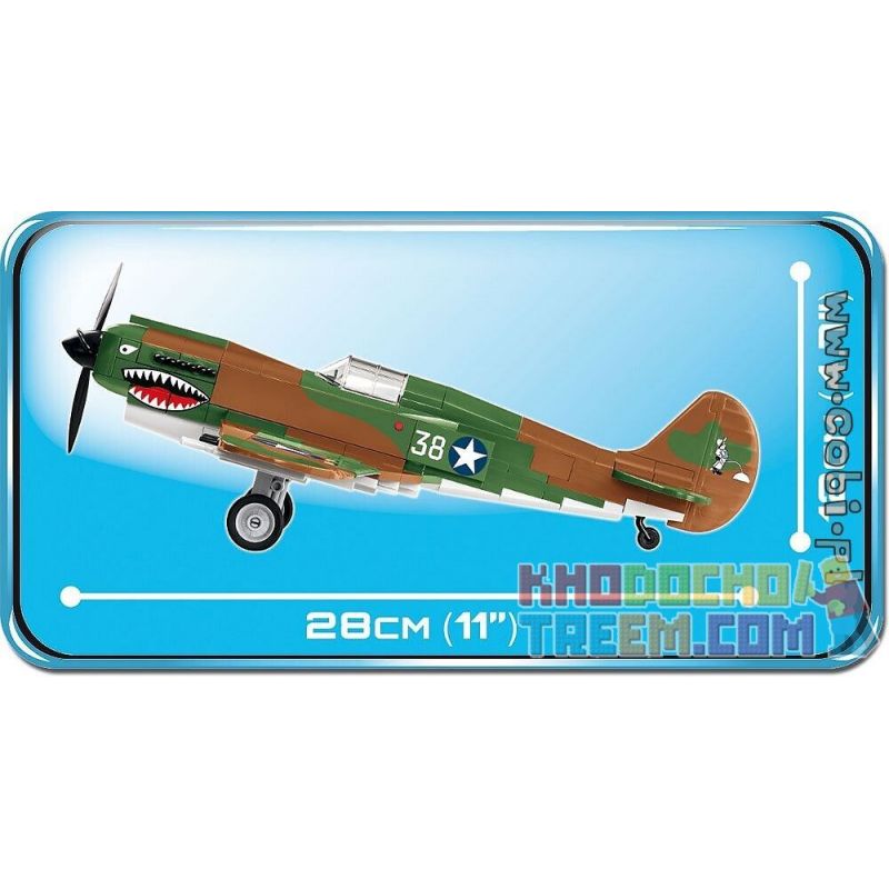 COBI 5706 MEGA BLOKS 9051 non Lego CRYMS. bộ đồ chơi xếp lắp ráp ghép mô hình Military Army CURTISS P-40E WARHAWK Quân Sự Bộ Đội 272 khối