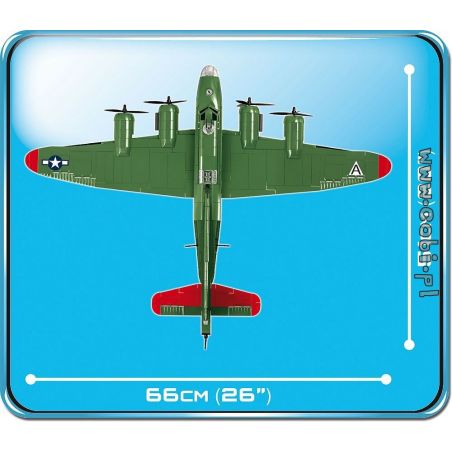 COBI 5703 non  MÁY BAY NÉM BOM BOEING B-17 SKYFORT bộ đồ chơi xếp lắp ráp ghép mô hình Military Army BOEING™ B-17G FLYING FORTRESS™ Quân Sự Bộ Đội 920 khối