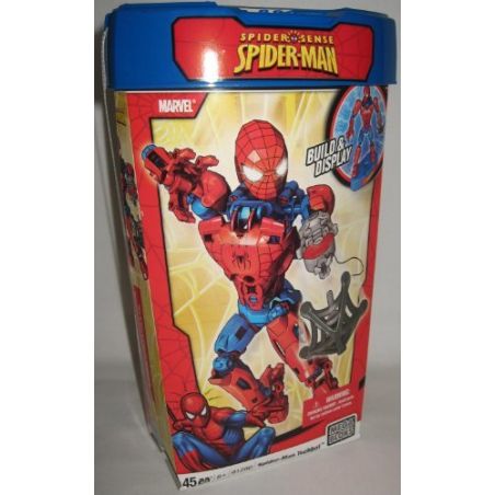 MEGA BLOKS 91280 non  NGƯỜI NHỆN MECHA bộ đồ chơi xếp lắp ráp ghép mô hình Spider-Man SPIDER-MAN TECHBOT 45 khối