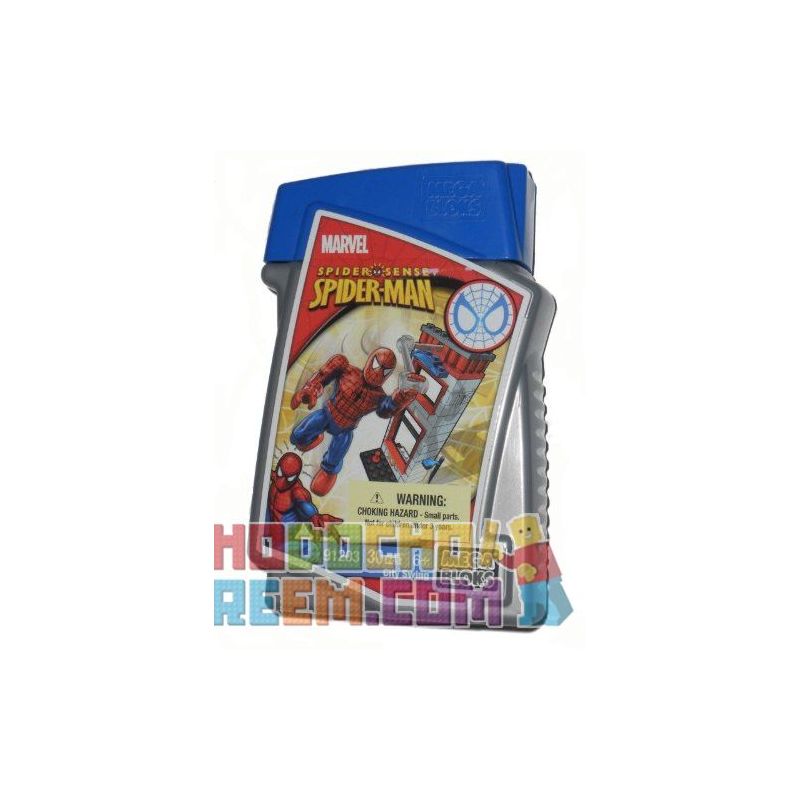 MEGA BLOKS 91203 non Lego XE ĐƯA ĐÓN THÀNH PHỐ SPIDERMAN bộ đồ chơi xếp lắp ráp ghép mô hình City CITY SWING 30 khối