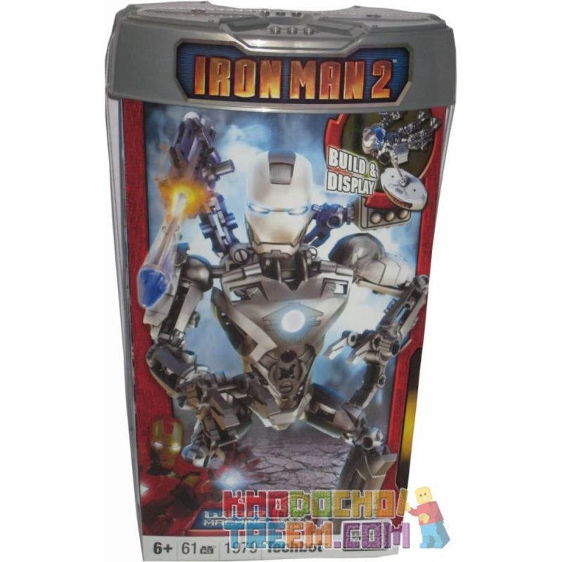 MEGA BLOKS 1979 non Lego CỖ MÁY CHIẾN TRANH bộ đồ chơi xếp lắp ráp ghép mô hình Movie & Game WAR MACHINE TECHBOT Phim Và Trò Chơi 61 khối