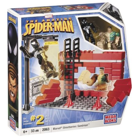 MEGA BLOKS 2063 non  NGƯỜI CÁT bộ đồ chơi xếp lắp ráp ghép mô hình Movie & Game SANDMAN Phim Và Trò Chơi 33 khối