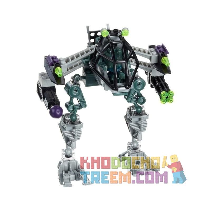 MEGA BLOKS 2029 non Lego HAO KE MACHINE. bộ đồ chơi xếp lắp ráp ghép mô hình Movie & Game HULK TECHBOT Phim Và Trò Chơi 84 khối