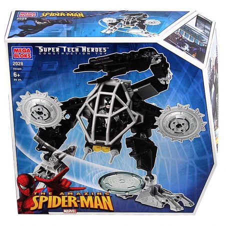 MEGA BLOKS 2028 non  MÁY THUỐC bộ đồ chơi xếp lắp ráp ghép mô hình Movie & Game VENOM TECHBOT Phim Và Trò Chơi 89 khối
