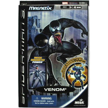 MEGA BLOKS 2012 non  NỌC ĐỘC bộ đồ chơi xếp lắp ráp ghép mô hình Movie & Game VENOM Phim Và Trò Chơi 40 khối