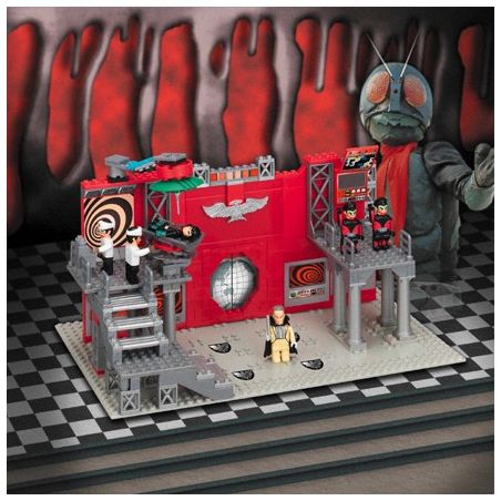 MEGA BLOKS 4090 non  SỬA CHỮA CƠ SỞ THẺ bộ đồ chơi xếp lắp ráp ghép mô hình Movie & Game SHOCKER BASE Phim Và Trò Chơi