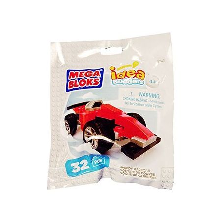 MEGA BLOKS 3743 non  XE THỂ THAO SWIFT bộ đồ chơi xếp lắp ráp ghép mô hình Creator SPEEDY RACECAR Sáng Tạo 32 khối
