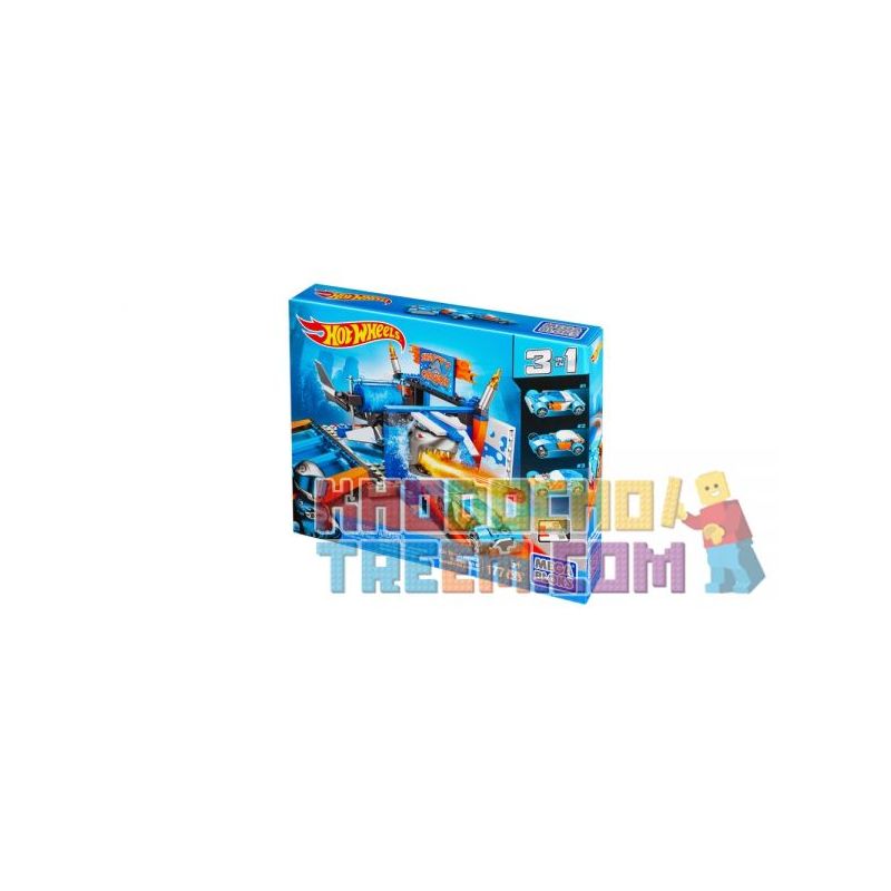 MEGA BLOKS CNF44 non Lego CAR WASH ATTACK ™ bộ đồ chơi xếp lắp ráp ghép mô hình Mini Racing Pacemaker CAR WASH ATTACK™ Đua Xe Mini 177 khối