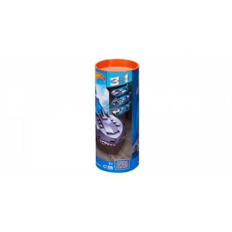 MEGA BLOKS CNF40 non  SHARKBITE ™ bộ đồ chơi xếp lắp ráp ghép mô hình Mini Racing Pacemaker SHARKBITE™ Đua Xe Mini 47 khối