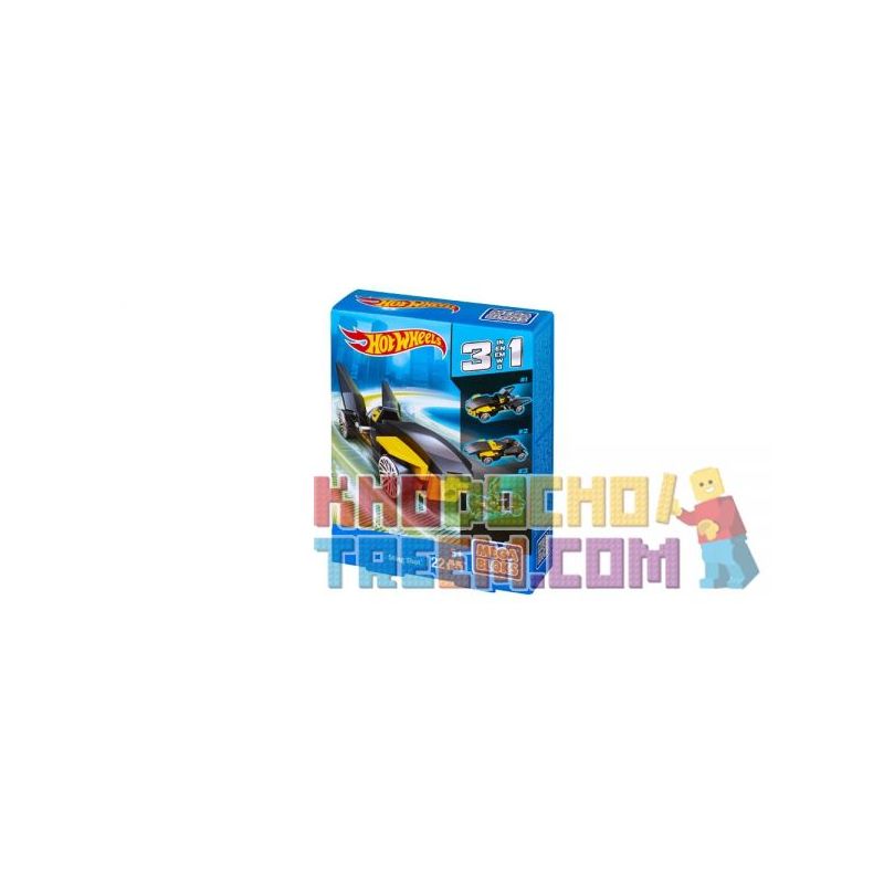 MEGA BLOKS CNF37 non Lego STING SHOT ™ bộ đồ chơi xếp lắp ráp ghép mô hình Mini Racing Pacemaker STING SHOT™ Đua Xe Mini 22 khối