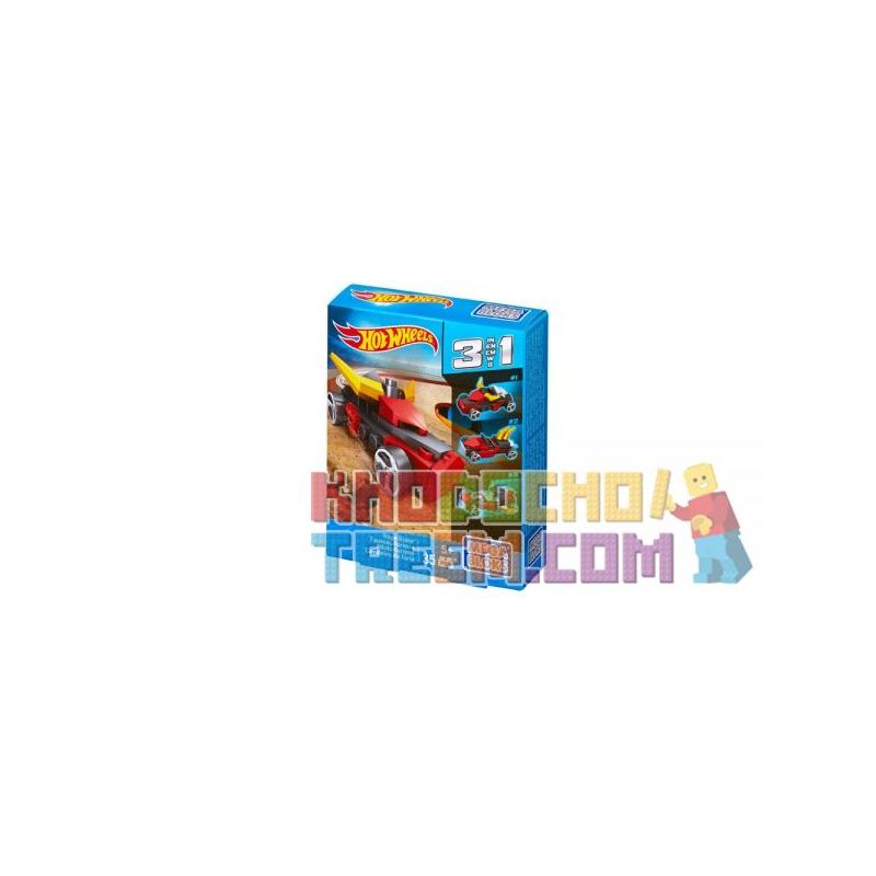 MEGA BLOKS CNF36 non Lego RAGE RIDER ™ bộ đồ chơi xếp lắp ráp ghép mô hình Mini Racing Pacemaker RAGE RIDER™ Đua Xe Mini 35 khối