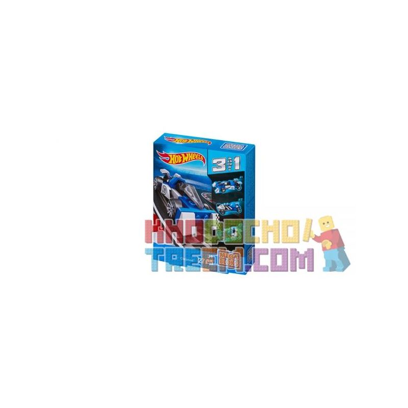 MEGA BLOKS CNF34 non Lego CHROMAD ™ bộ đồ chơi xếp lắp ráp ghép mô hình Mini Racing Pacemaker CHROMAD™ Đua Xe Mini 27 khối