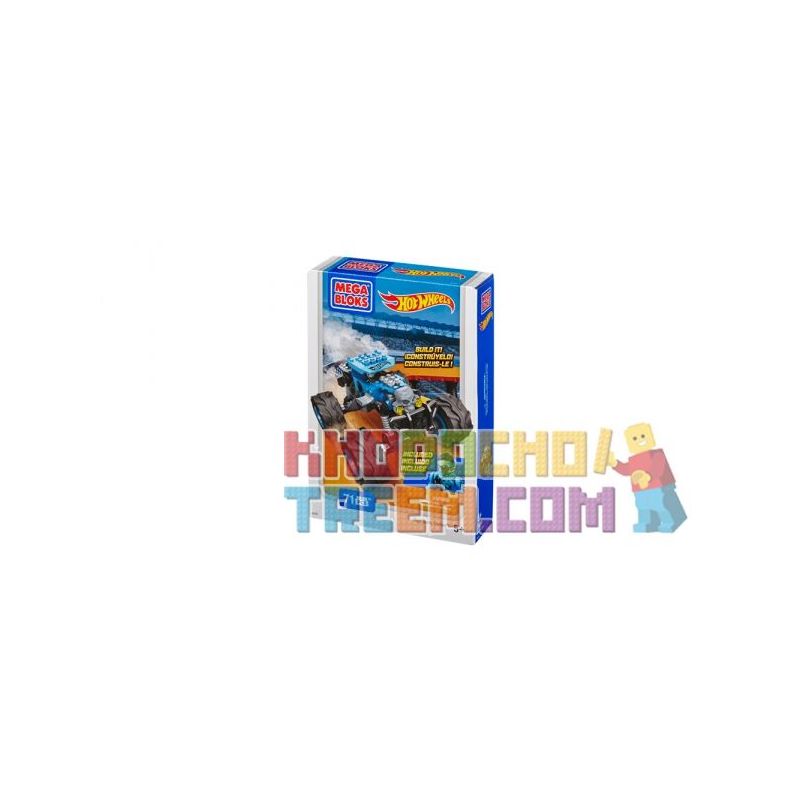 MEGA BLOKS 91777 non Lego XE TẢI QUÁI VẬT BAJA BONE SHAKER ™ bộ đồ chơi xếp lắp ráp ghép mô hình Mini Racing Pacemaker BAJA BONE SHAKER™ MONSTER TRUCK Đua Xe Mini 71 khối