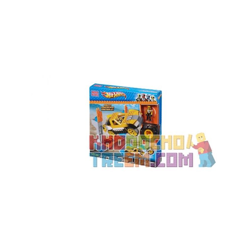 MEGA BLOKS 91756 non Lego DIỄN VIÊN ĐÓNG THẾ NHẢY KHÔNG SỢ HÃI bộ đồ chơi xếp lắp ráp ghép mô hình Mini Racing Pacemaker FEARLESS JUMP STUNT Đua Xe Mini 101 khối