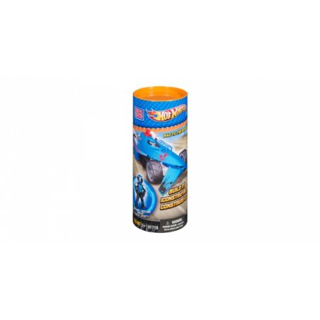 MEGA BLOKS 91719 non  KHÔNG TỐT CHO BLADE ™ (蓝) bộ đồ chơi xếp lắp ráp ghép mô hình Mini Racing Pacemaker BAD TO THE BLADE™ (BLUE) Đua Xe Mini 51 khối