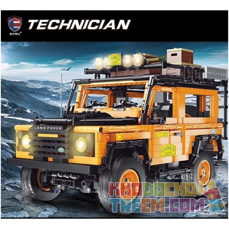 SHENZHEN RAEL ENTERTAINMENT LE-J908 J908 LEJ908 non  LUJI GUARD. bộ đồ chơi xếp lắp ráp ghép mô hình  LANDROVER DEFENDER Kỹ Thuật Công Nghệ Cao Mô Hình Phương Tiện 2126 khối